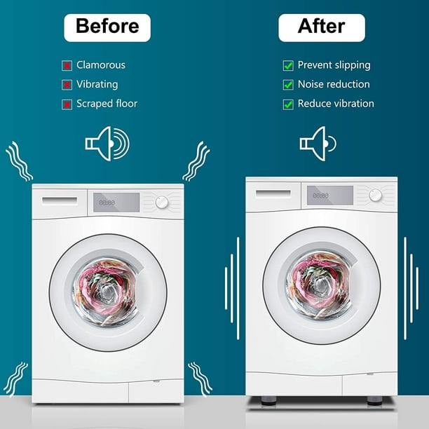 Almohadillas antivibración para lavadora, alfombrilla Universal