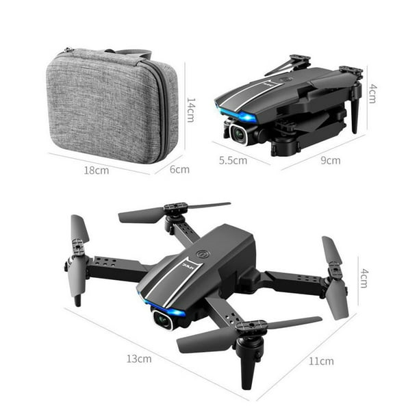 Quadcopter plegable S89 RC Drone con cámara 4K Wifi FPV Drone Mini  Quadcopter de juguete plegable para niños con control de sensor de gravedad  Modo sin cabeza Función de foto de video