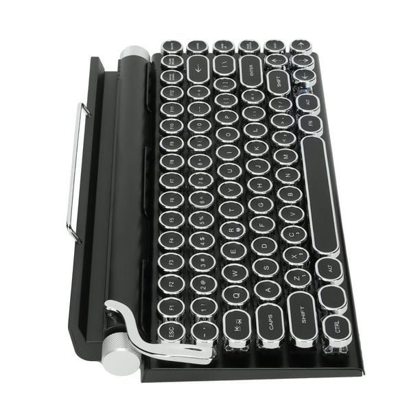 Teclado de máquina de escribir retro inalámbrico, teclado mecánico vin -  VIRTUAL MUEBLES