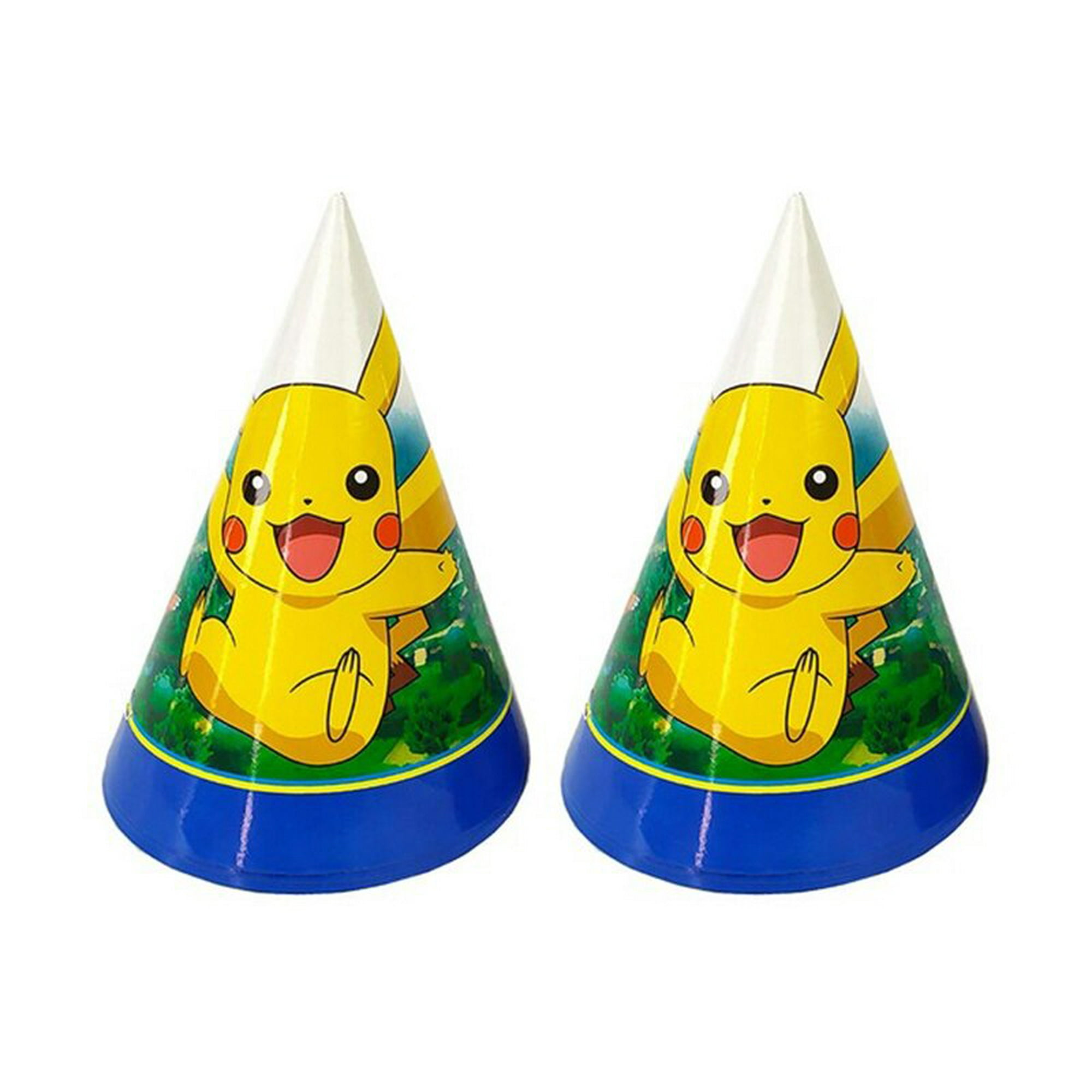 Decoraciones de fiesta de cumpleaños de Pokémon, globos de papel de  aluminio de Pikachu, vajilla desechable, plato, servilleta, telón de fondo  para niños, suministros de fiesta para niños