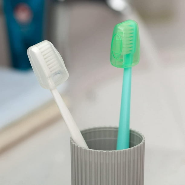  Estuche para cepillos de dientes con ventosa, 3 piezas