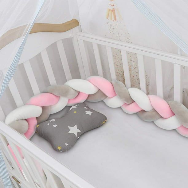 Parachoques de cuna longitud de cama de bebé 2 m parachoques de