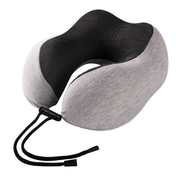  KEEPMOV Almohadas de viaje de espuma viscoelástica: almohadas  para el cuello para viajes, almohada de avión con soporte de cabeza de 360  grados