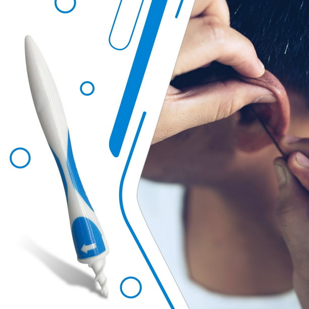 Limpiador de oídos de 16 uds, Kit de limpieza de cera para los oídos,  herramientas de cuidado de limpieza de oídos de silicona en espiral para la