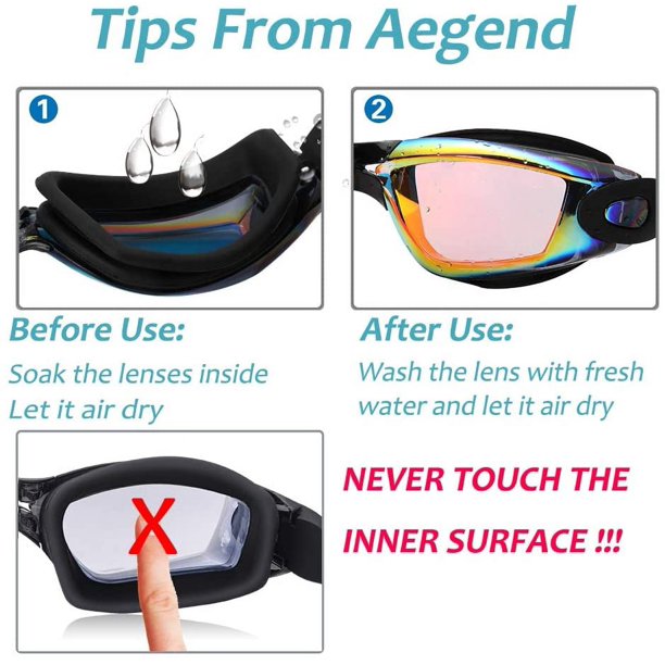 Gafas de natación, paquete de 2 gafas de natación antivaho sin fugas para  adultos, mujeres, hombres y jóvenes