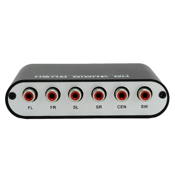 Compre Amplificador de Audio de 5.1 Canal Digital a Analógico SPDIF Coaxial  a RCA DTS AC3 Amplificador Digital Óptico Converter Analógico Para TV en  China