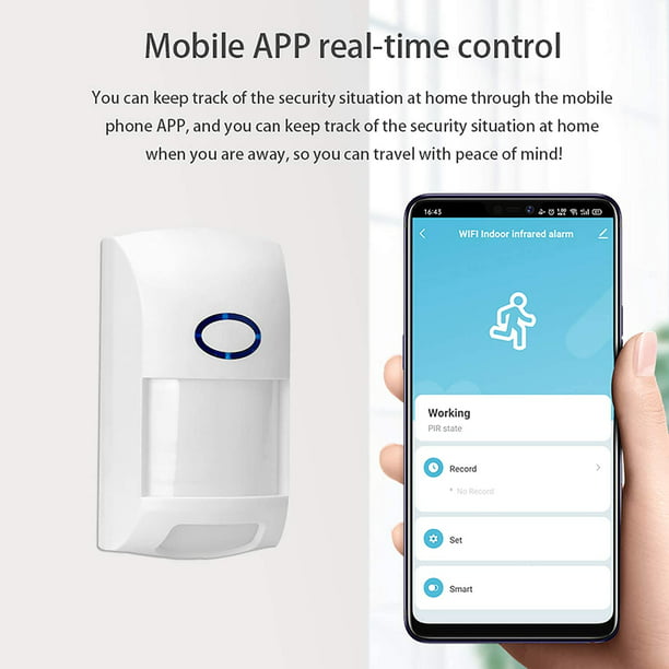 Sensor Movimiento Pared Smart Inteligente Wifi Pilas App