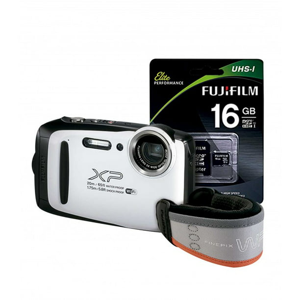 Cámara Fujifilm Finepix XP130 blanca 16mp 20m Wi Fi y correa FUJIFILM XP 130 | Walmart en línea