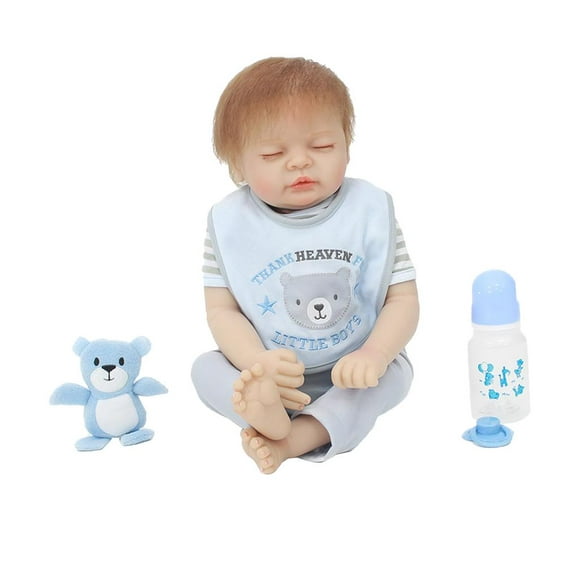real pulgadas reborn doll half baby doll juguete para dormir juguete de acompañamiento modelo de ropa para zulema muñeca renacida de silicona