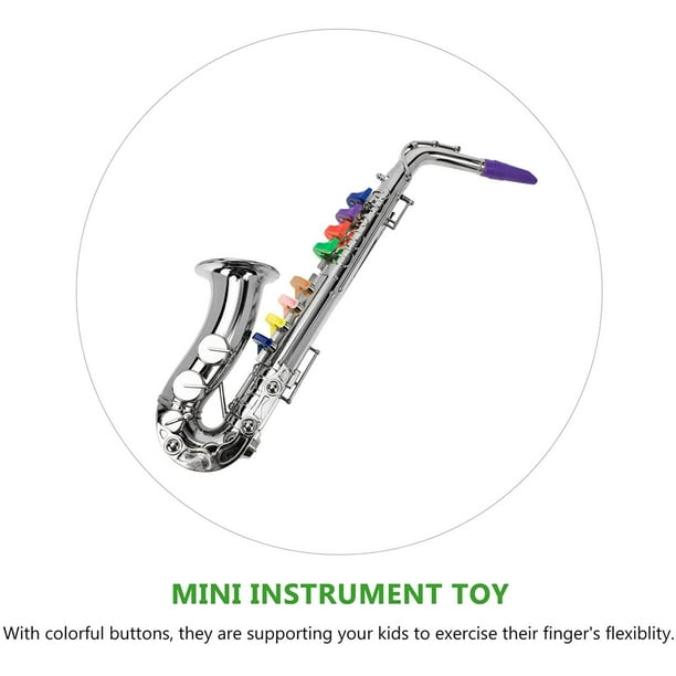 Saxofón De Juguete Para Niños, Minisaxofón, Instrumento Musi