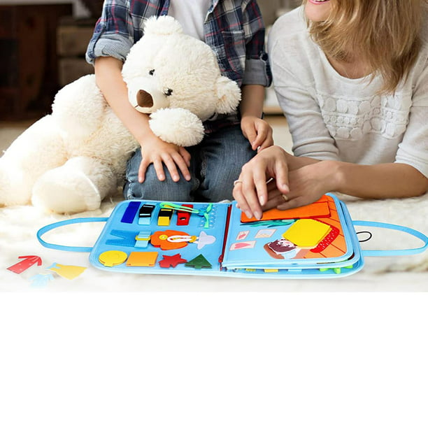 Busy Board Montessori Juguetes para Niños Pequeños Juguetes Sensoriales  Regalos para 1 2 3 4 años Niños Niñas Preescolar Actividades para Niños  Pequeñ , Estilo E Hugo tablero ocupado