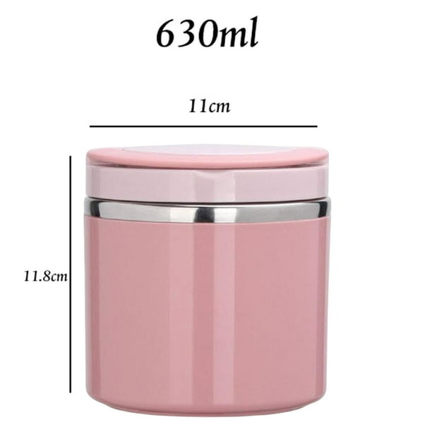 Taza de café térmica aislada de acero inoxidable de 22 onzas con asa, taza  de té al vacío con tapa plana Tritan (rosa, 22 onzas)