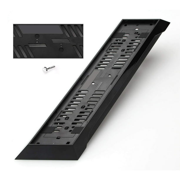 Younik Soporte vertical para PS-4 Slim, rejillas de refrigeración  integradas y pies antideslizantes, soporte de base estable para PS-4 Slim,  negro