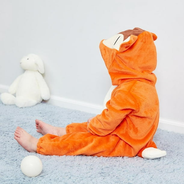 Chubasquero para bebés y niños Impermeable Zorro Naranja