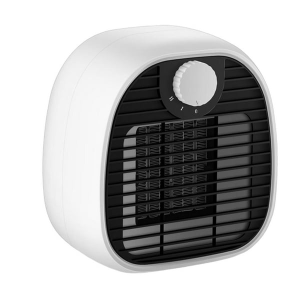 Mini Calefactor Redondo Con Display Con Control Blanco — MdeOfertas