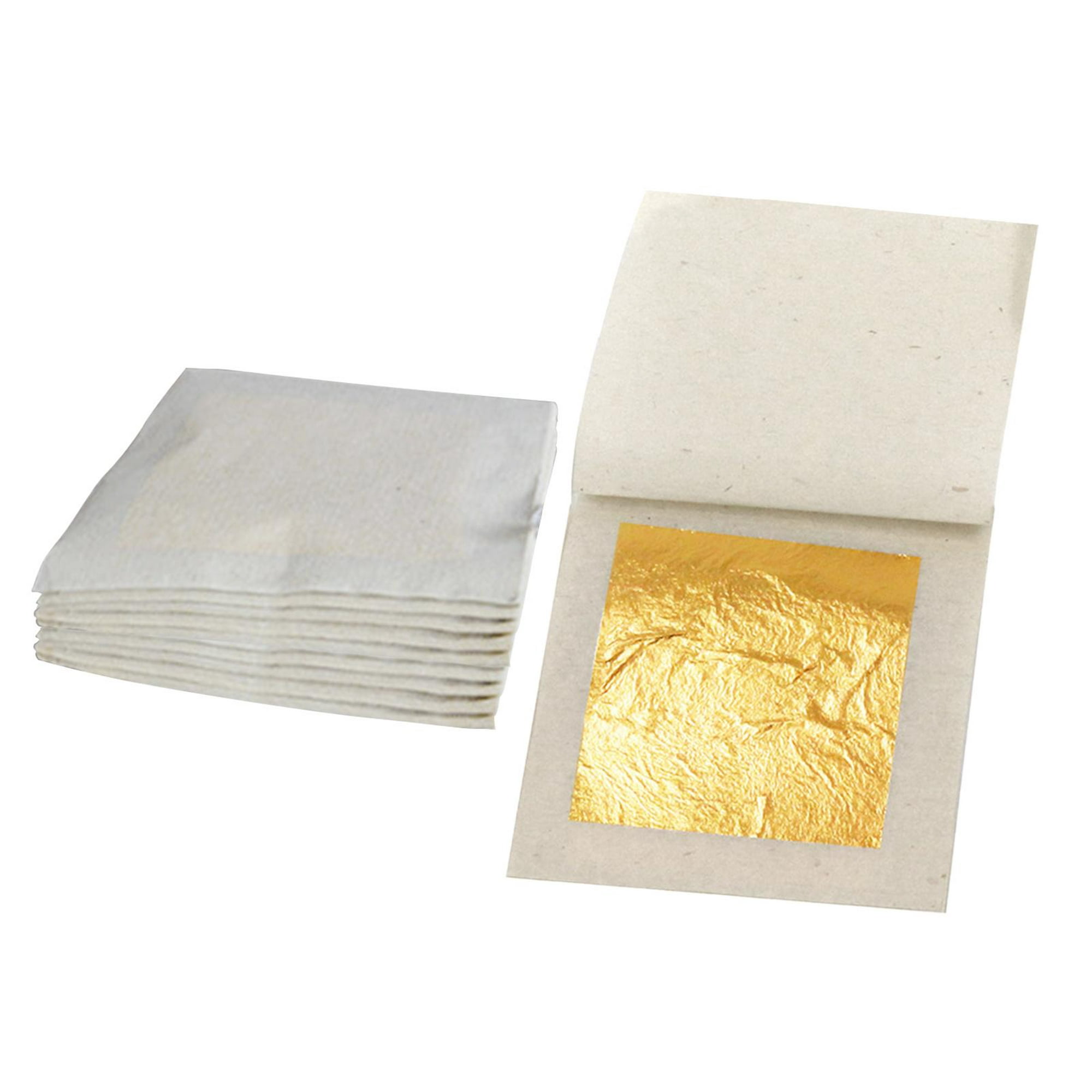  Papel de aluminio dorado de imitación de hoja de papel dorado  dorado para manualidades, decoración de fiesta de cumpleaños, boda : Arte y  Manualidades