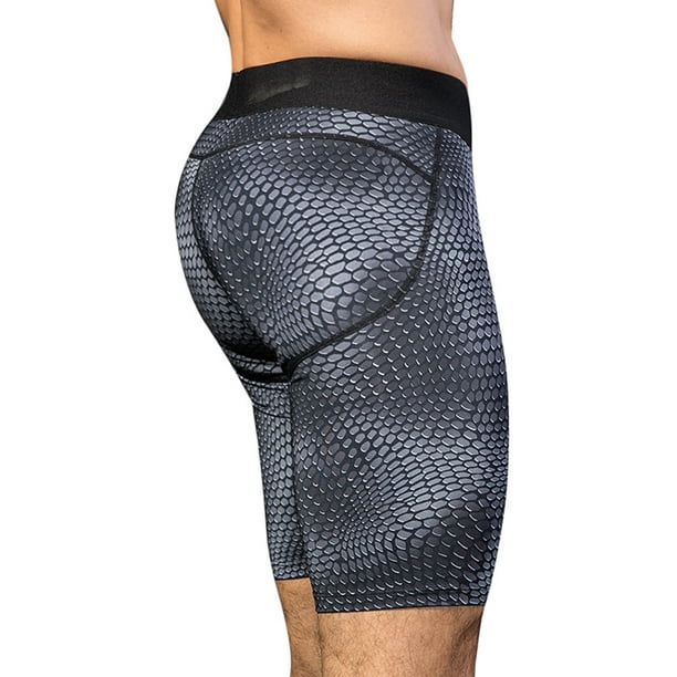 Paquete de 3 pantalones cortos de compresión para hombre Fitness Ciclismo  Gimnasio de secado rápido