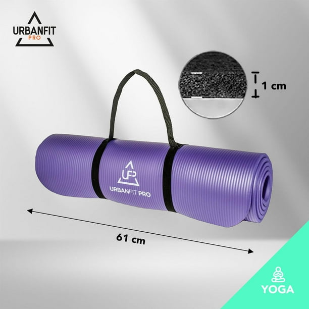 Yoga Mat / Esterilla De Yoga Grosor 10mm Violeta con Ofertas en