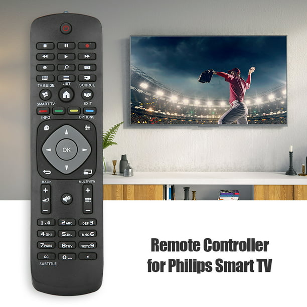 Repuesto Mando Philips TV para Philips Smart TV Compatible con