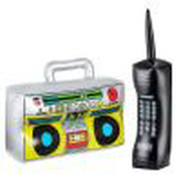 Juguetes Inflables Deportes Acuáticos 80s 90s Inflable Radio Boombox  Teléfono móvil Prop Suministros de cumpleaños (03) Likrtyny Para Estrenar