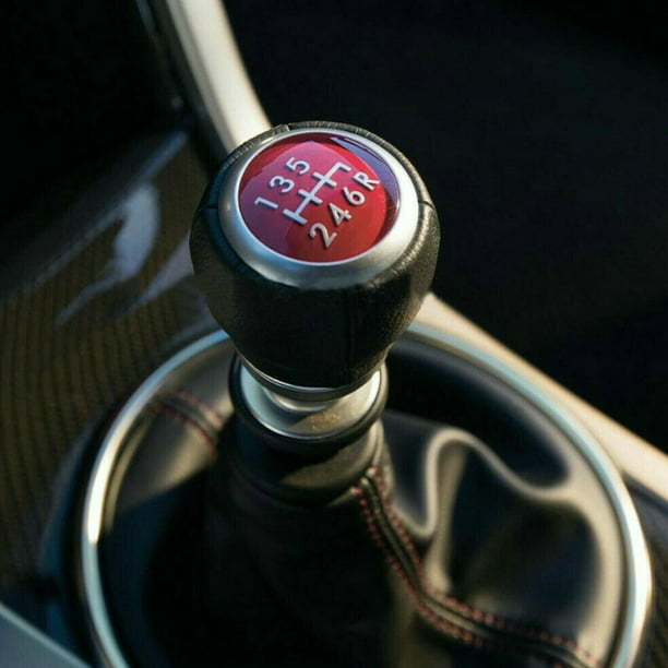Pomo universal para palanca de cambios de coche de 5 velocidades y 6  velocidades, palanca de cambios para automóvil (6 velocidades)