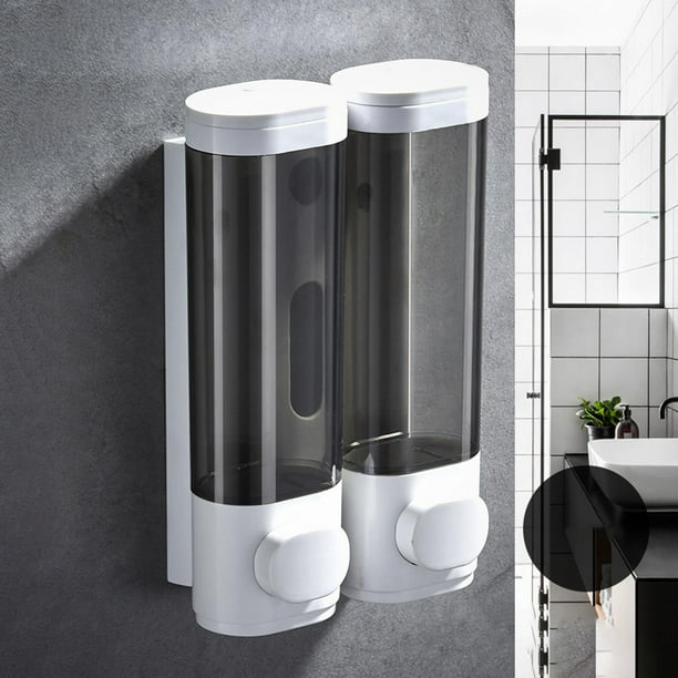 Dispensador de jabón y Shampoo automático de pared de 600 ml