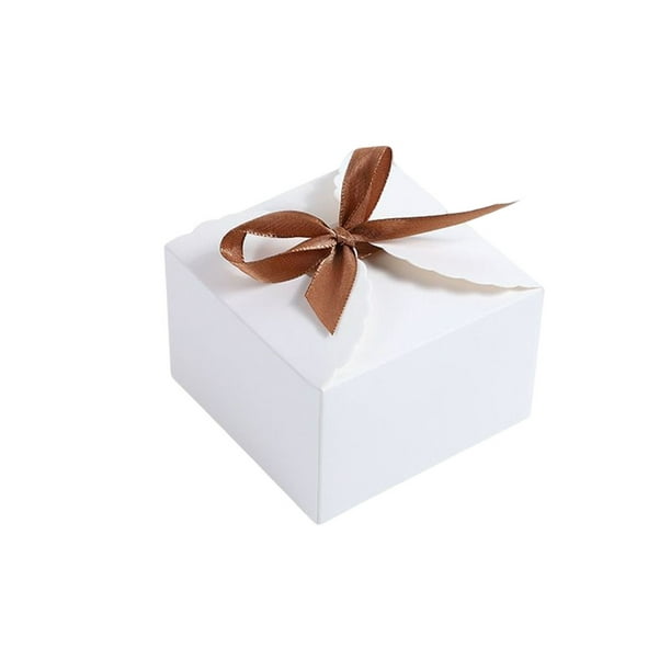 S9BAI25 Shallive - Paquete de 25 cajas grandes de regalo de 9 x 6 x 6  pulgadas, cajas de regalo a dos aguas con asa, cajas de cartón reciclado,  cajas