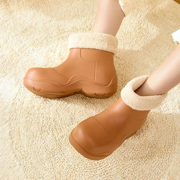 botines de mujer zapatos gruesos y cálidos de algodón botas de nieve colores caramelo botas de lluvi wmkox8yii ghj583