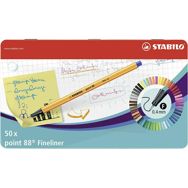 STABILO - Point 88 rotulador de punta fina Multicolor 10 pieza(s)
