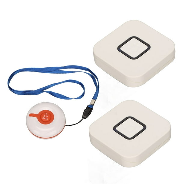 TH004 Botón de Buscapersonas Inalámbrico Campana de Llamada de Emergencia  para Ancianos Enfermería