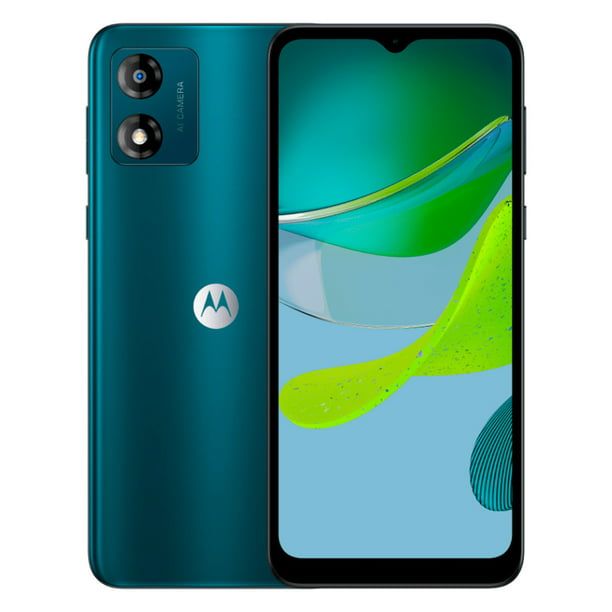 Motorola Moto E13 Smartphone, Dual Sim, 64GB, Verde Aurora, 2GB de RAM