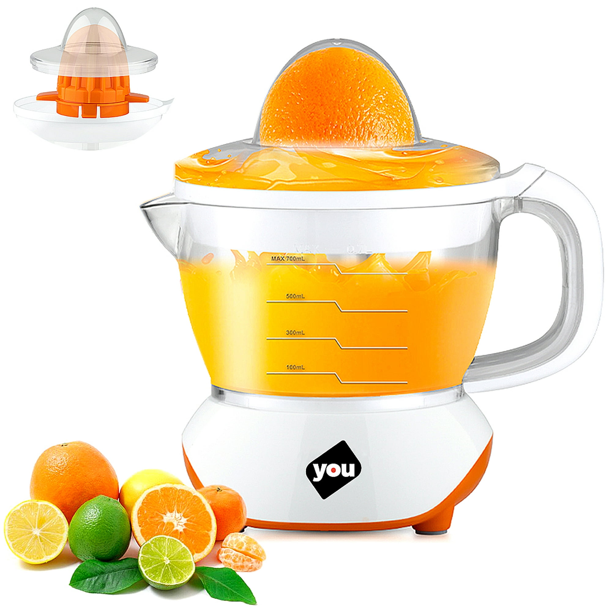 Extractor eléctrico de zumo de naranja para el hogar, exprimidor de frutas  de gran capacidad, 700ML - AliExpress
