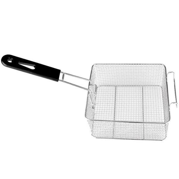 1pc, Cesta De Freír, Cesta De Freír De Acero Inoxidable, Colador De Vapor  De Cocina, Colador