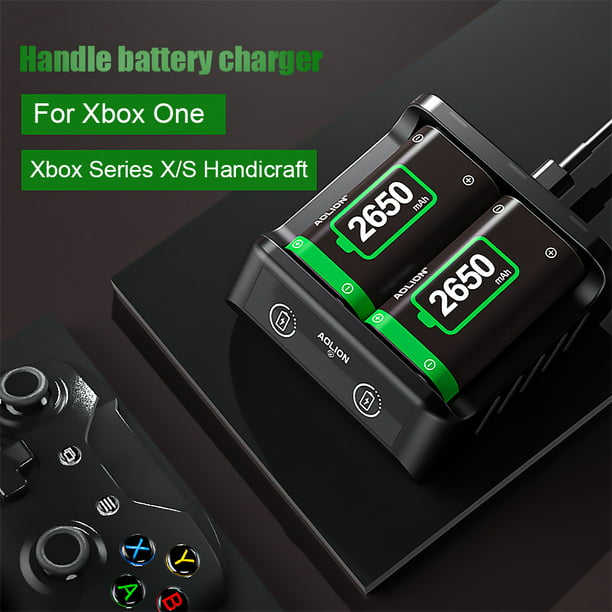 Kuymtek Para Xbox Series X Controlador Batería 2x2650 mAh Batería  recargable + Cargador
