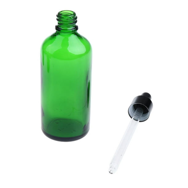 Botella Cuentagotas De Vidrio De Aceite Esencial Vacía De 5 100ml