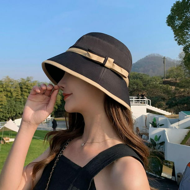 Sombrero cubo para mujer, sombrero de sol plegable de informal de verano para mujer, gorras de pe Macarena sombrero de pescador para mujer | Bodega Aurrera en línea