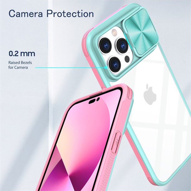 Funda 360° con Cubierta Deslizante para Cámara Para Apple iPhone