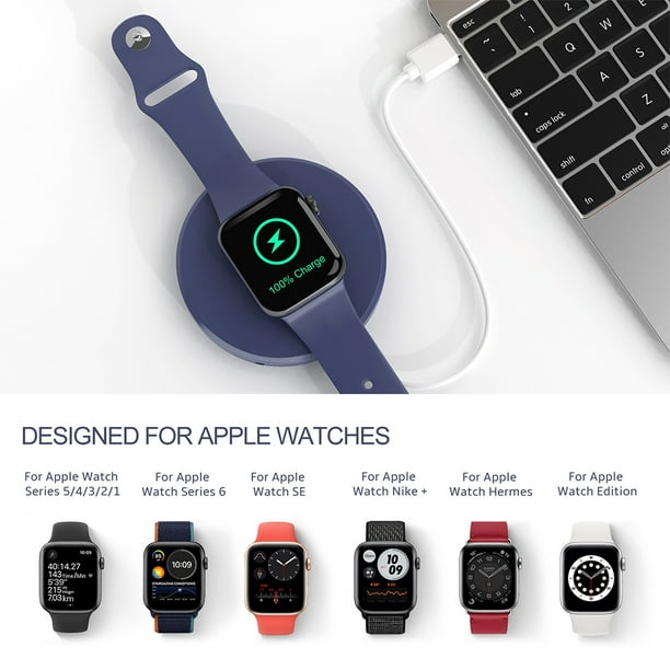 Cargador Lightning y Base de carga compatible con Apple Watch iWatch