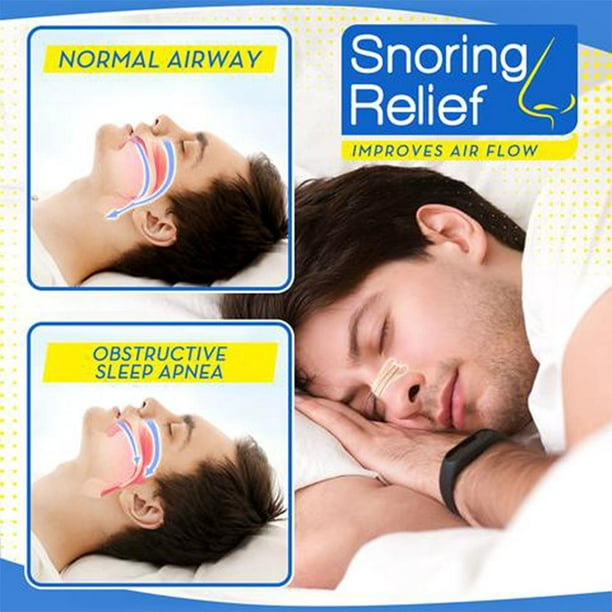 Parche nasal de ventilación, parche nasal antironquidos, tiras nasales para  dormir, parche para el cuidado de la salud