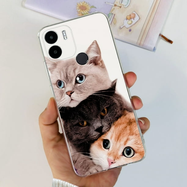 Luxury For Xiaomi Mi A2 Case 3D Cute Cat Fundas Coque For xiaomi mi a1 a2