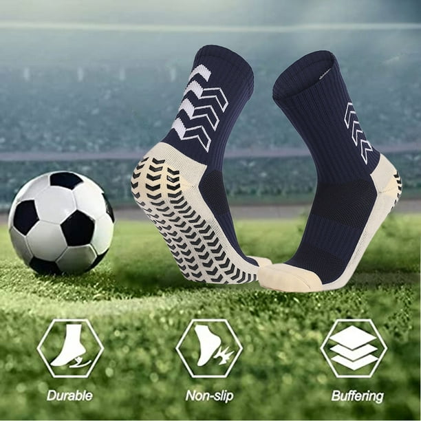 Calcetines antideslizantes para hombre y mujer, medias deportivas  antideslizantes para fútbol, balon en unisex