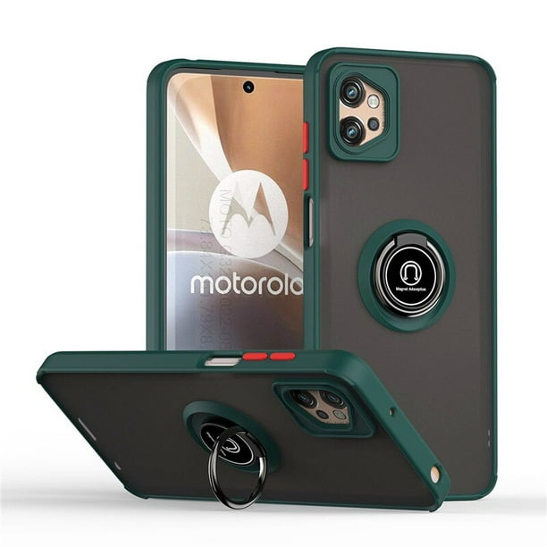 Funda para Motorola Moto G32 (6.5), Cubierta De Parachoques TPU A Prueba  De Golpes 360° Carcasa De Protección De Caídas Ultra Delgada Funda De