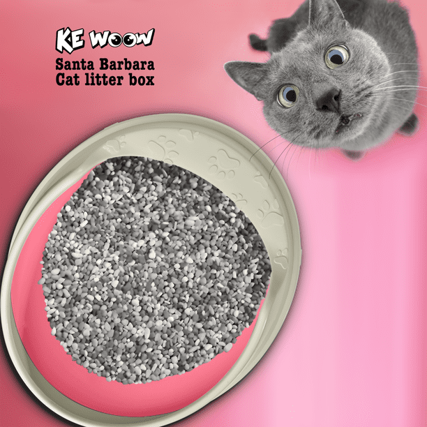 Producto Arenero para gato abierto con base gris