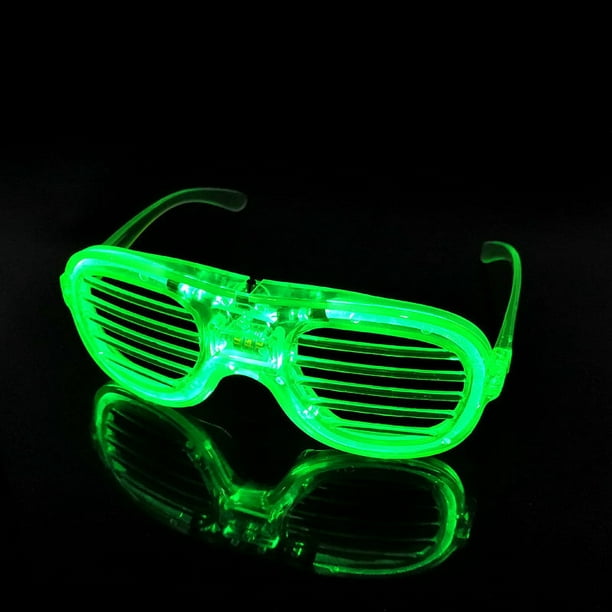Moda Gafas LED Cool Halloween Luces De Navidad Guantes LED Fiesta