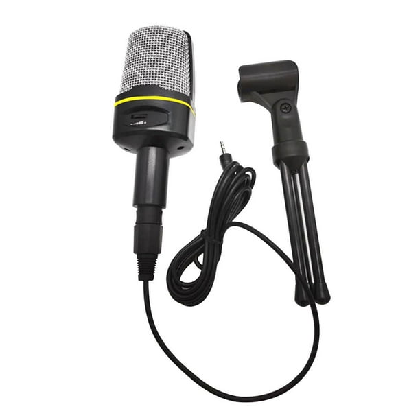 Pie de micrófono con trípode color negro: cómodo, portátil y ajustable, pie  para micrófono