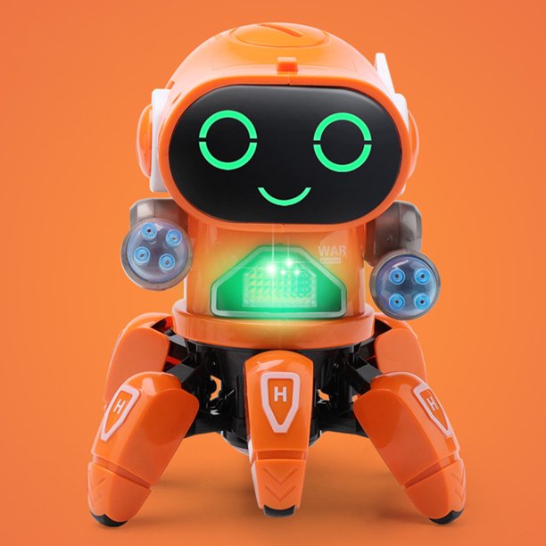 Robot Que Camina y Baila 360 Con Luces LED Juguetes Para Niños De