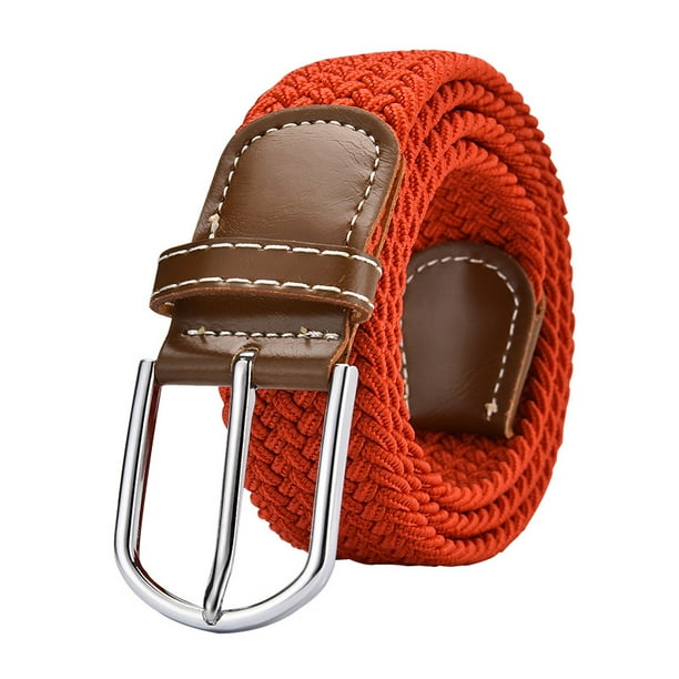 Cinturones Cinturón Para Hombre Casual Lona Tejida Elástica