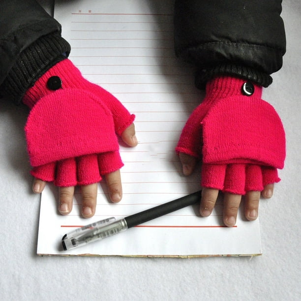 Guantes de trabajo sin dedos para hombres, guantes de trabajo con medi –  Los tornillos