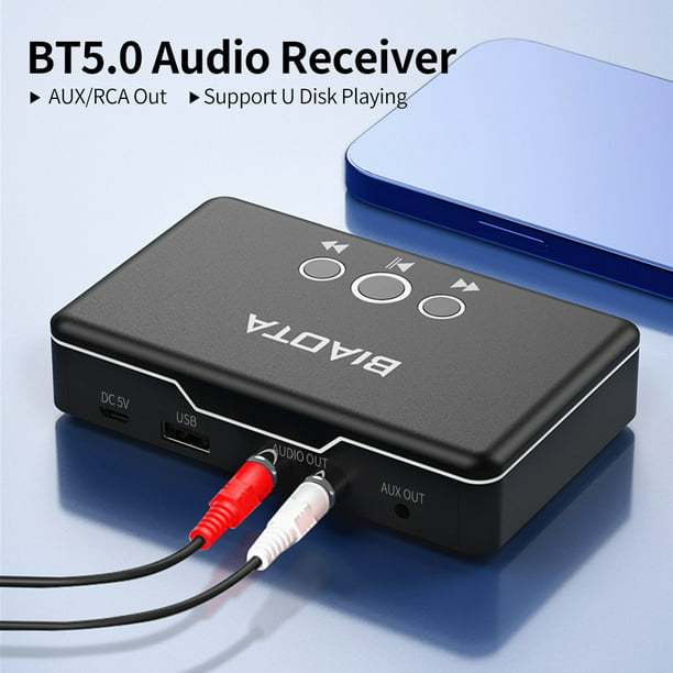 Comprá Receptor de Audio Bluetooth Quanta QTRABT10 con Adaptador
