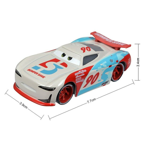 Cars Disney Pixar Cars 3 Lightning McQueen Mater Pision Cup 1:55 Diecast  Metal Alloy Model Car Toys For Boy Birthday Gift Gao Jinjia LED